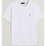 Vita Kortärmade Kortärmade T-shirts från Morris i Storlek XXL med Rund ringning för Herrar 