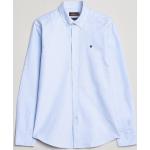 Ljusblåa Oxford-skjortor från Morris Button i Storlek XXL med Button down för Herrar 
