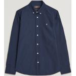 Mörkblåa Oxford-skjortor från Morris Button i Storlek XL med Button down för Herrar 