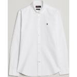 Vita Oxford-skjortor från Morris Button i Storlek S med Button down för Herrar 