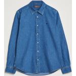 Blåa Jeansskjortor från Morris Denim i Storlek M i Denim för Herrar 