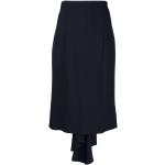 Knälånga Mörkblåa Plisserade kjolar Asymmetriska från Moschino på rea för Damer 