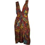Vintage Hållbara Lila Viskosklänningar för Damer 