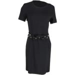 Vintage Hållbara Korta Svarta Korta klänningar med nitar från Moschino i Storlek L för Damer 