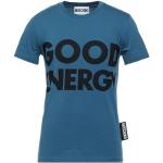 Mörkblåa Kortärmade Kortärmade T-shirts från Moschino i Jerseytyg för Herrar 