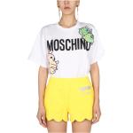 Vita T-shirts med tryck från Moschino på rea i Storlek S i Bomull för Damer 