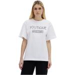 Vita Kortärmade Kortärmade T-shirts från Moschino på rea i Bomull för Damer 