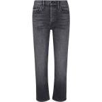 Mother Straight Jeans Gray, Dam