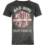 Mötley Crüe T-shirt - Worn Shield Master - S 4XL - för Herr - grå