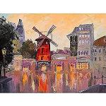 Moulin Rouge målning konsttryck kanvas premium väg