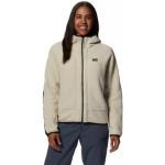 Mountain Hardwear Hicamp Fleece Full Zip Hoody Jacket Women Wild Oyster