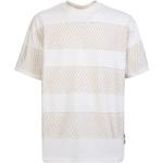 Formella Vita Kortärmade T-shirts i Bomull för Herrar 