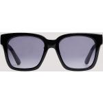 NA-KD Accessories Återvunna solglasögon med stor rundad båge - Black
