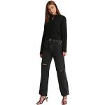 Ekologiska Svarta Straight leg jeans från NA-KD i Storlek S i Denim för Damer 