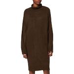 Korta Mörkbruna Stickade klänningar från NA-KD i Storlek XL för Damer 