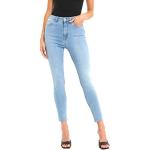 Ljusblåa High waisted jeans från NA-KD i Storlek XS för Damer 