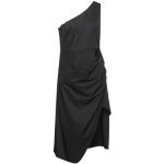 Vadlånga Svarta Enaxlade klänningar från NA-KD i Storlek S i Polyester för Damer 