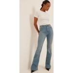 Ekologiska Blåa Skinny jeans från NA-KD för Damer 