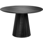 Svarta Runda matbord med diameter 120cm i Trä 