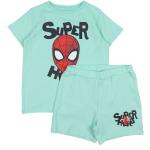 Turkosa Spiderman Pyjamas för Pojkar i Storlek 92 från Name It från Kids-World.se 