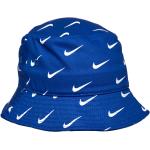 Nan Swoosh Print Bucket Hat Blue Nike