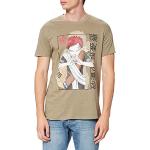 Khaki Naruto T-shirts i Storlek M för Herrar 