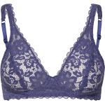 Natural Comfort Lace Soft Bra Lingerie Bras & Tops Wired Bras Blue Calida