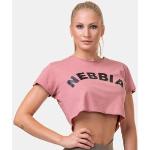 Nebbia Loose Sporty Crop Top Old Rose L