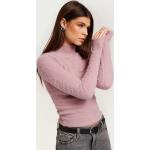 Nelly - Långärmade toppar - Rosa - Turtleneck Cozy LS Sweater - Toppar & T-shirts - Women's tops