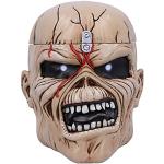 Nemesis Now Trinket Box Iron Maiden Eddie The Trooper Head smyckeskrin, polyresin, beige, en storlek