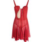 Korta Röda Cut out klänningar på rea i Tyll för Damer 