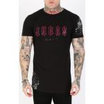 Neonrosa T-shirts med tryck på rea med Dödskallar i Storlek S i Bomull 