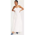 Neo Noir - Enfärgade klänningar - White - Mevina Poplin Dress - Klänningar