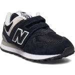 Svarta Låga sneakers från New Balance 574 i storlek 31 för Barn 