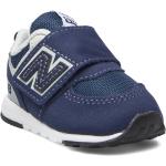 New Balance 574 Kids New-B Hook & Loop Sport Pre-walkers - Beginner Shoes Blue New Balance