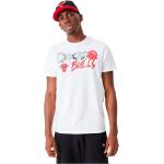 Vita Kortärmade NBA Kortärmade T-shirts från New Era på rea i Storlek XL i Bomull för Herrar 