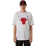 Vita Kortärmade Chicago Bulls Kortärmade T-shirts från New Era i Mesh för Herrar 