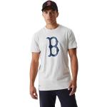 New Era Mlb Seasonal Team Logo Boston Red Sox Short Sleeve T-shirt Beige S Man