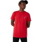 Röda Kortärmade NBA Kortärmade T-shirts från New Era på rea i Storlek S för Herrar 