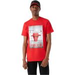 Röda Kortärmade NBA Kortärmade T-shirts från New Era på rea i Storlek L för Herrar 