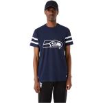 Blåa Kortärmade NFL Tränings t-shirts från New Era på rea i Storlek M i Jerseytyg för Herrar 