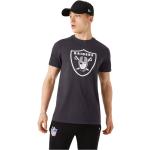 New Era Nfl Outline Logo Las Vegas Raiders Short Sleeve T-shirt Grå S Man