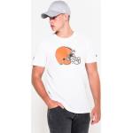 New Era Nfl Regular Cleveland Browns Short Sleeve T-shirt Vit XS Man