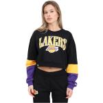 Streetwear Vår Svarta LA Lakers Huvtröjor från New Era på rea i Storlek S i Bomull för Damer 
