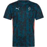 Blåa Neymar Fotbollströjor från Puma i Storlek S i Jerseytyg 
