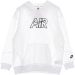 Streetwear Vita Tränings hoodies från Nike Nike Air i Fleece för Damer 