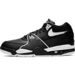 Casual Svarta Retro-sneakers från Nike Nike Air på rea i Läder 