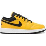 Nike Air Jordan 1 Low Läder Sneakers Yellow, Herr