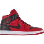 Nike Air Jordan 1 Mid Sneaker Red, Herr