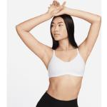 Vita Sport BHar från Nike med Justerbara axelband för Damer 